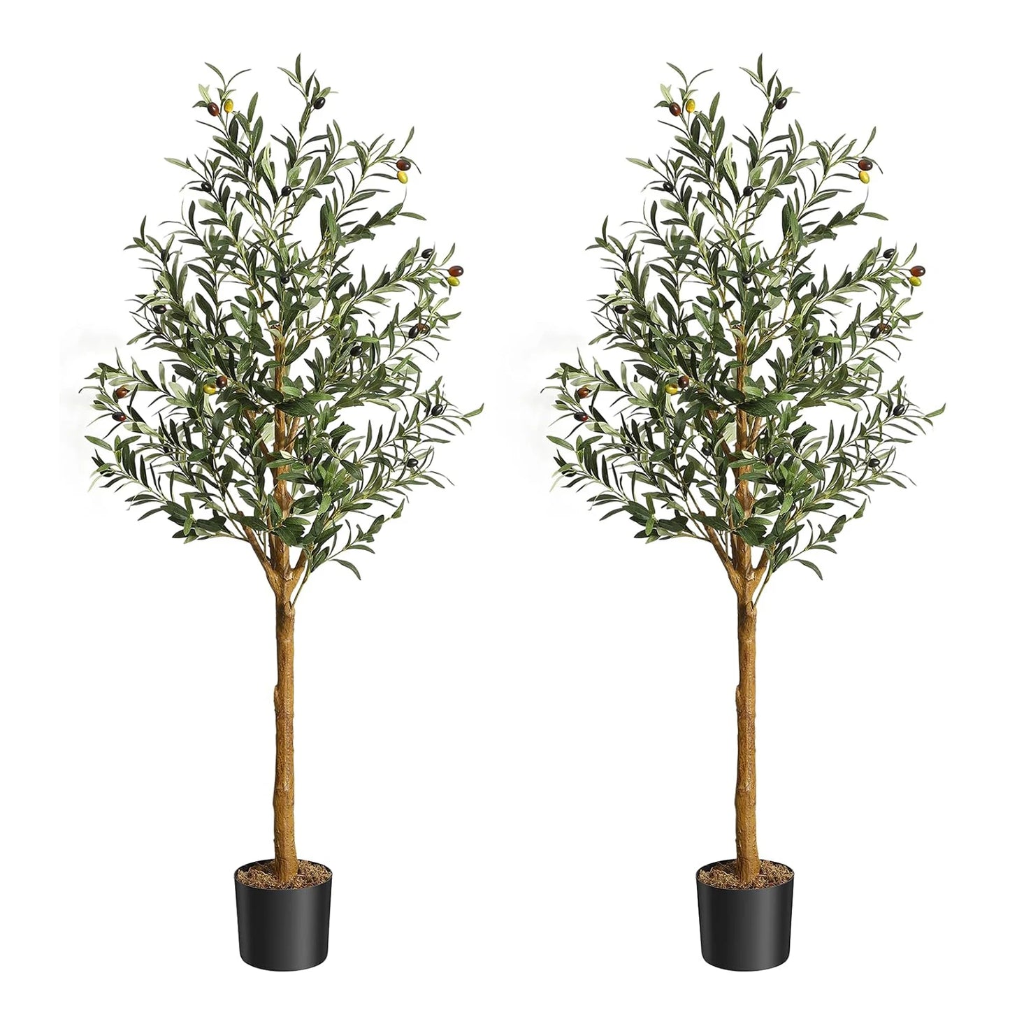 HiMISS Artificial Olive Tree In Pot For Home Decor Lifelike