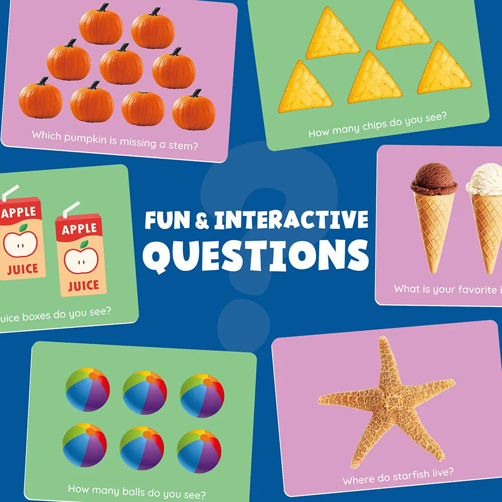 Double-Sided Alphabet and Number Flash Cards for Toddlers