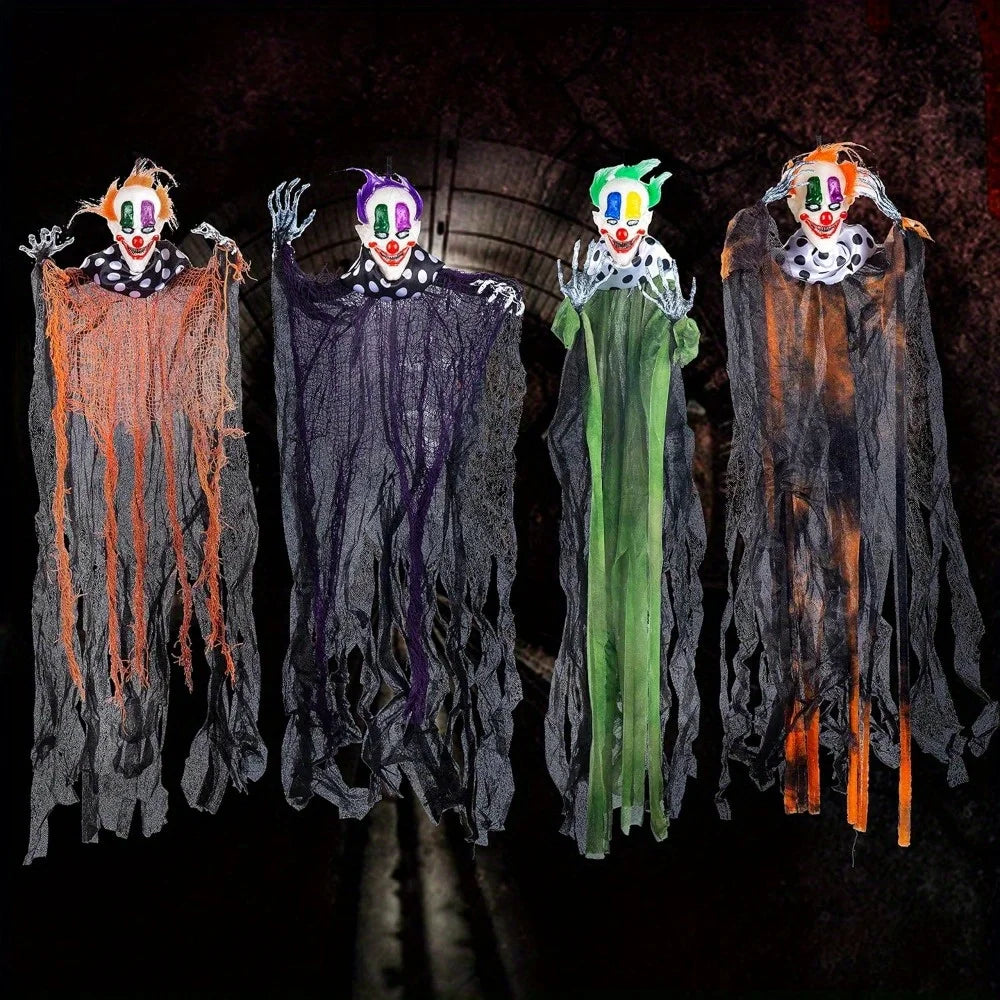 Hanging Clown Halloween Outdoor Garden Decorative Props