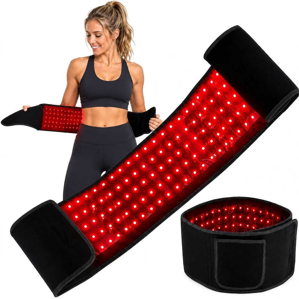 Red Light Therapy Belt 660nm 850nm Near Infrared Body Circulation