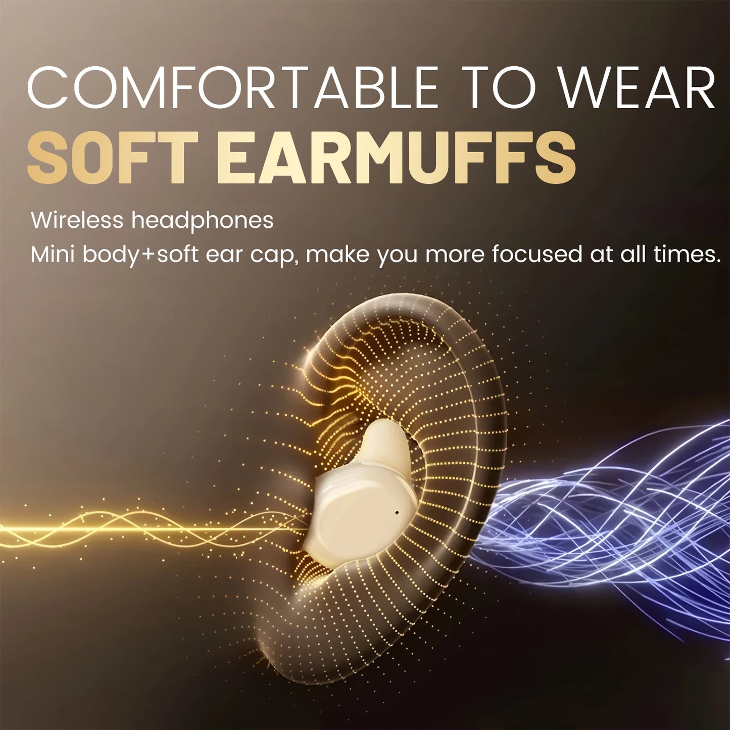 Shuke Sk49 Bluetooth Wireless Sleep Earbuds Noise Canceling With Case