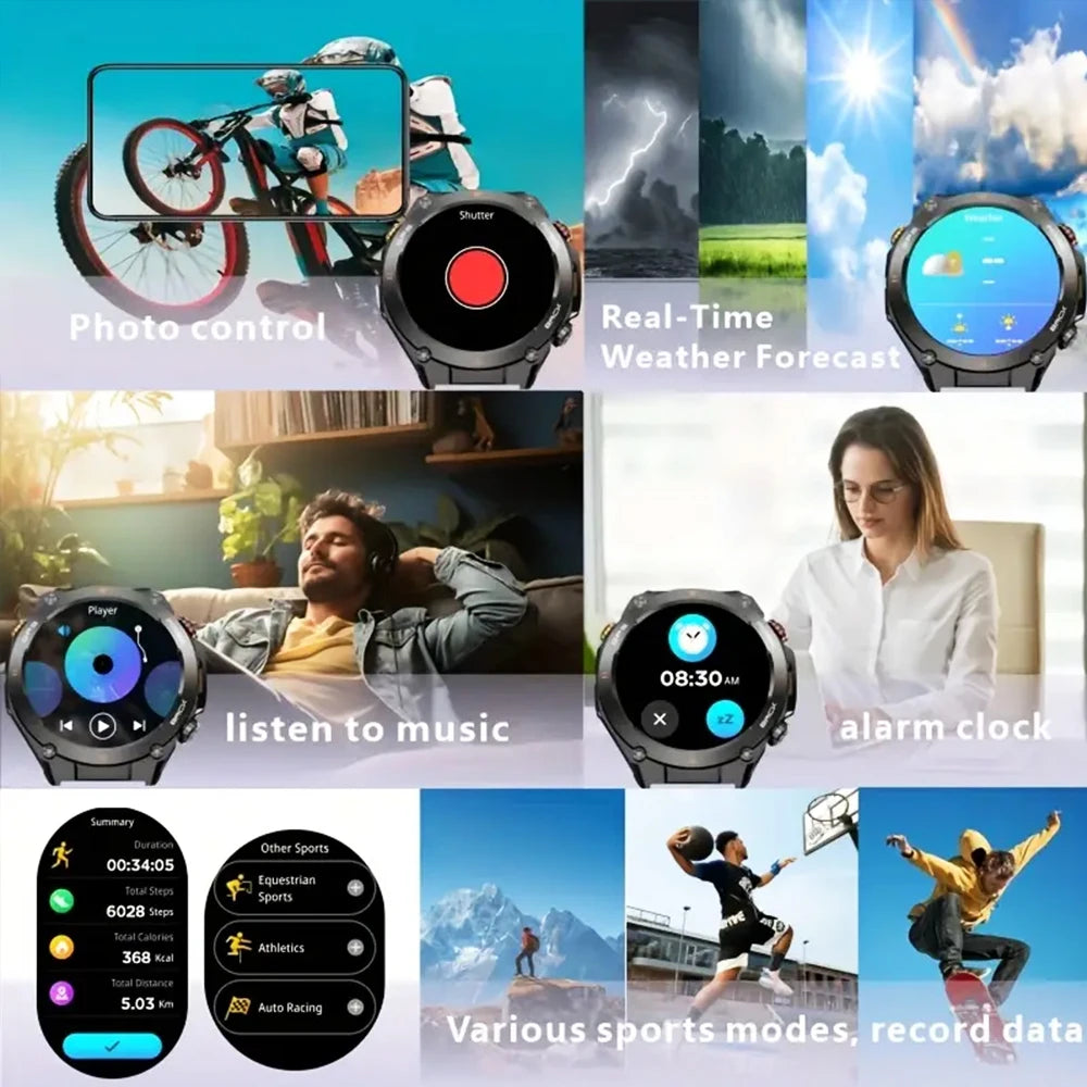 SENBONO GPS Smartwatch With Built-In GPS And Bluetooth Calling