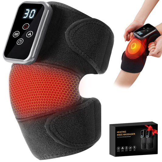Leercon Heated Vibrating Knee And Shoulder Massager Wrap
