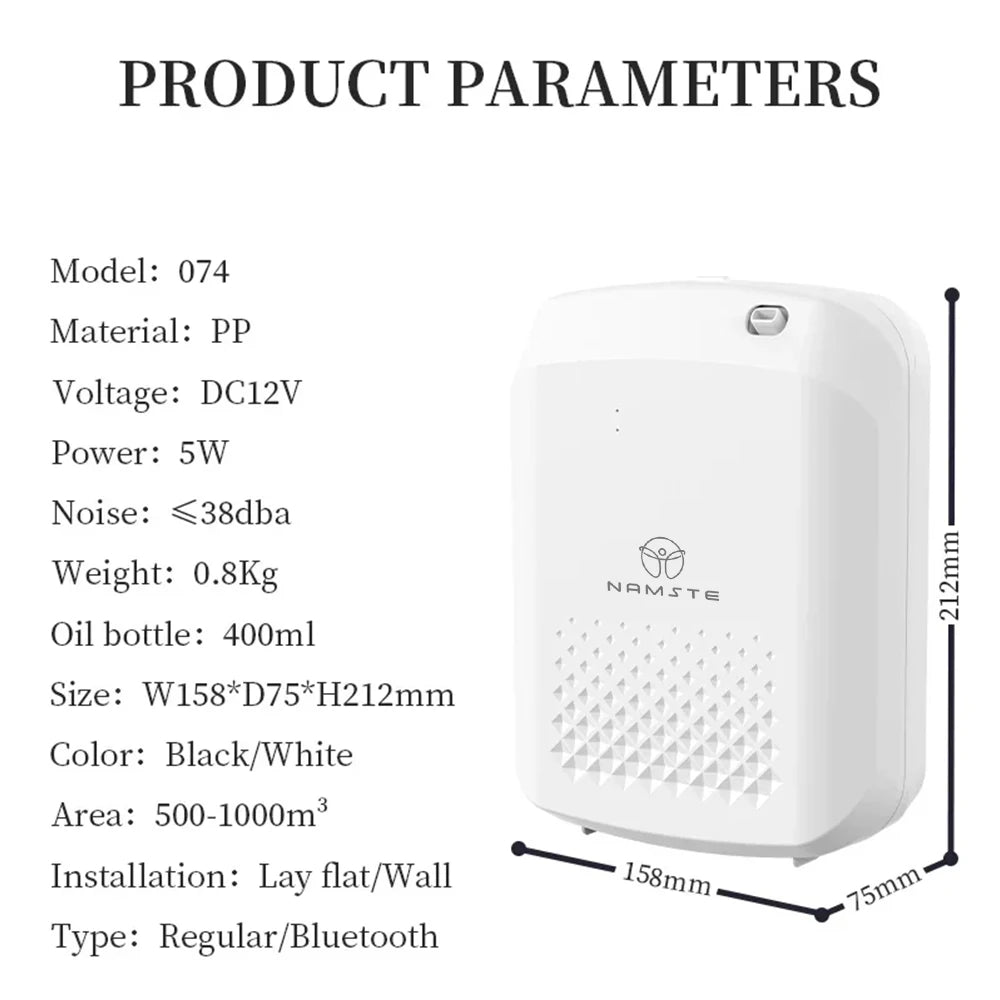 NAMSTE Smart Aroma Diffuser For Hotels With Bluetooth Control