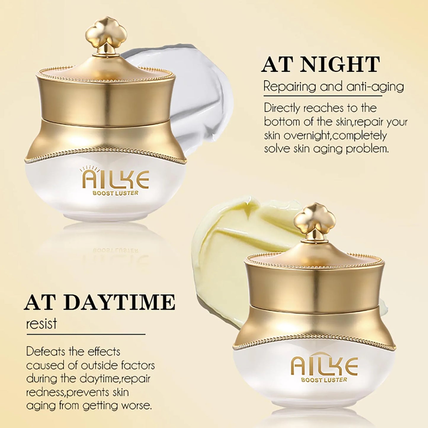 AILKE Night Cream for Women Collagen Whitening Anti Aging