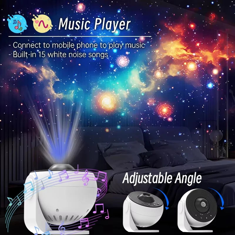 AUSYLE Galaxy Projector Star Projector Night Light For Home Decor