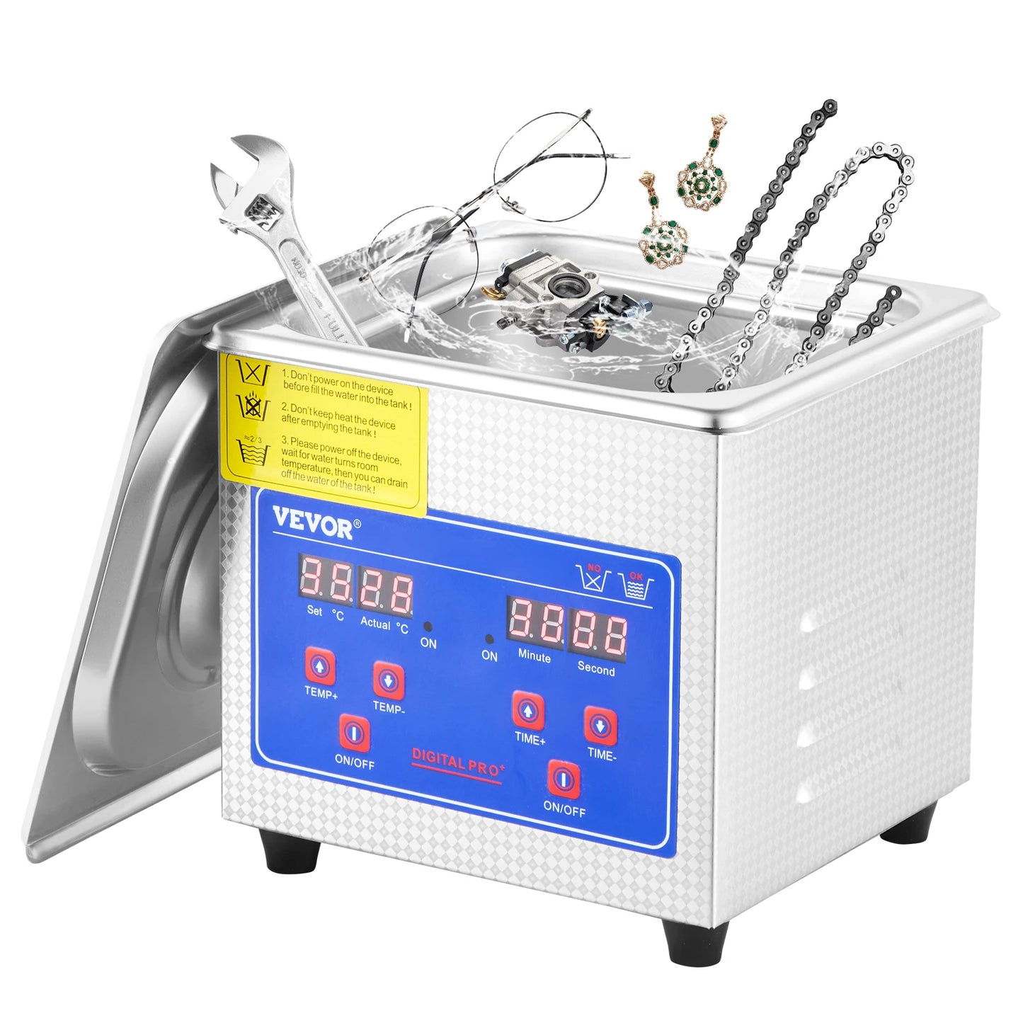 SucceBuy Ultrasonic Cleaner Portable Dishwashing With Timer