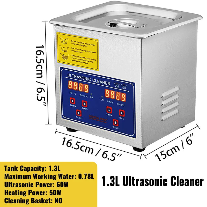 SucceBuy Ultrasonic Cleaner Portable Dishwashing With Timer