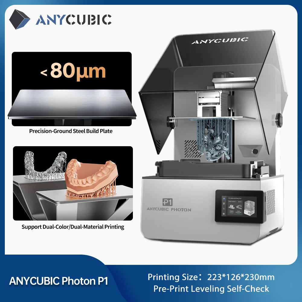 Anycubic Photon P1 14K High Precision LCD Resin 3D Printer