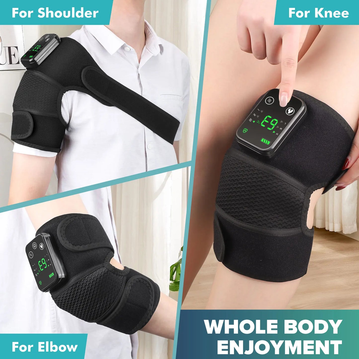 Hailicare Knee Heating Massager With Vibration And Pain Relief