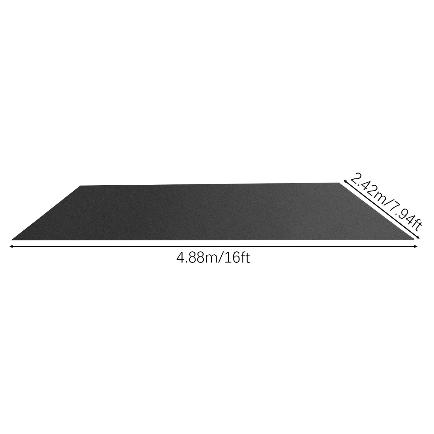 Garage Non-Slip Floor Mat Non-Woven PE Waterproof Protection