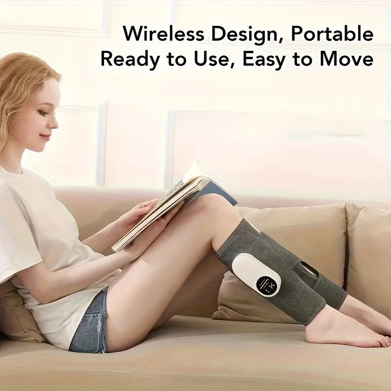 Rechargeable Cordless Leg Massager With Kneading Compression And Vibration