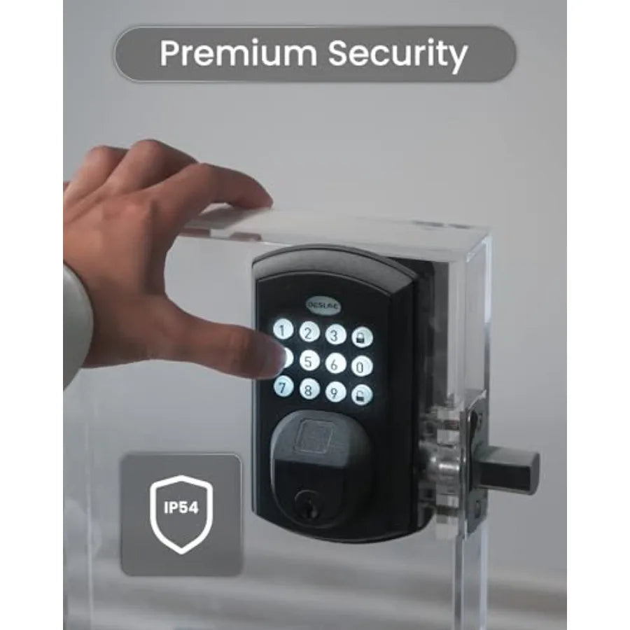 A100F Electronic Keypad Door Lock Set With Keyless Entry