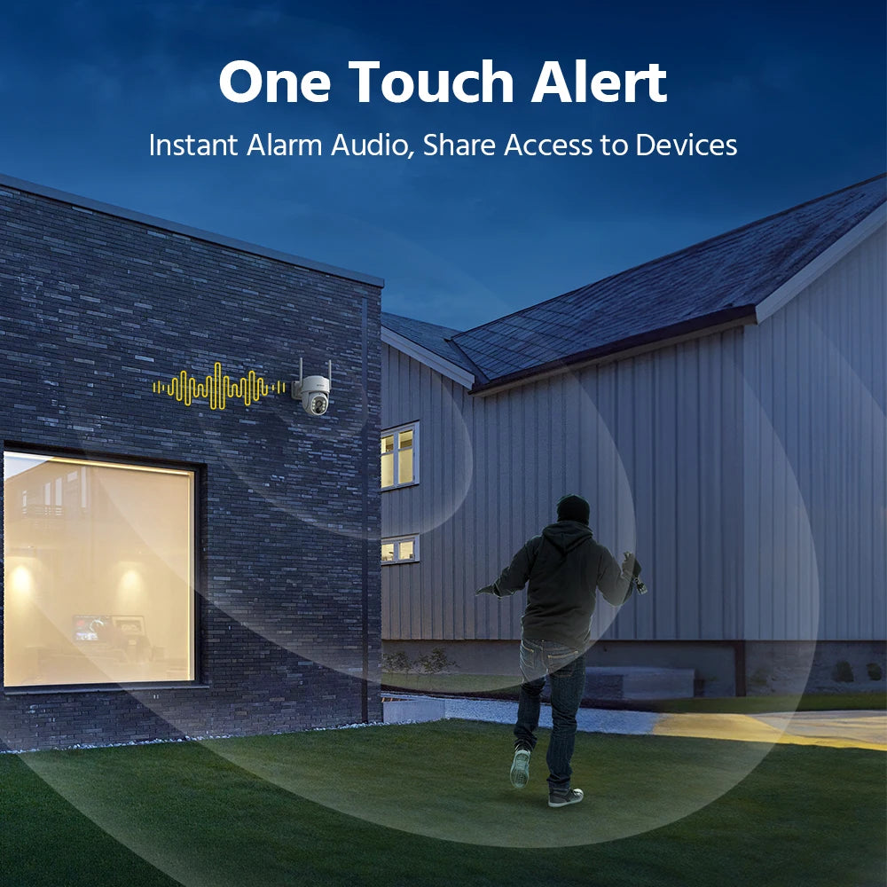 ANNKE 4MP Solar Wireless Security Cameras With 4CH NVR