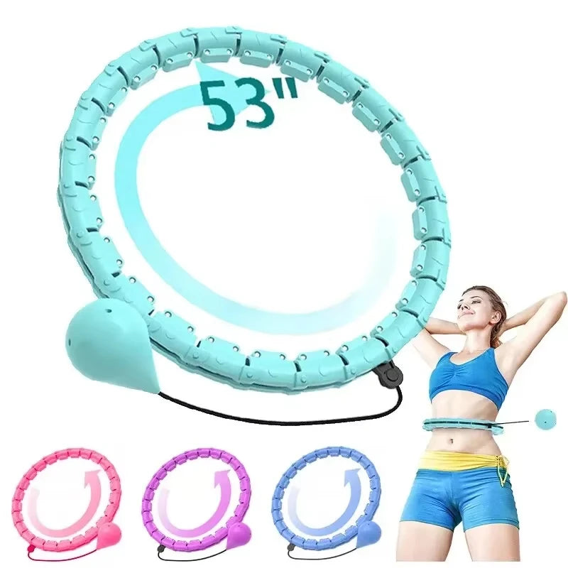 Smart Weighted Hula Hoop With 24 Detachable Links For Adults