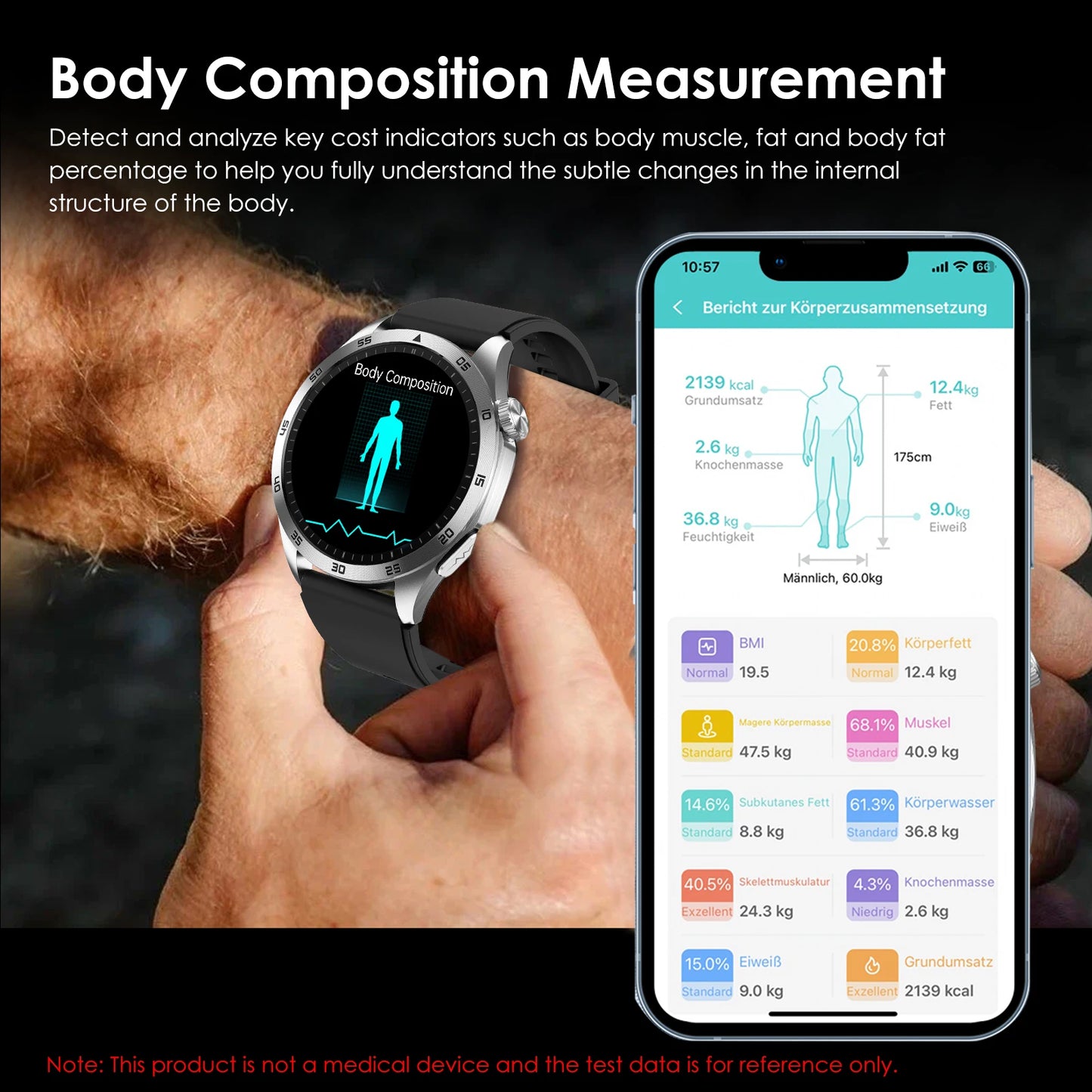 Ecg Smart Watch With Blood Pressure Oxygen And Bluetooth Calling