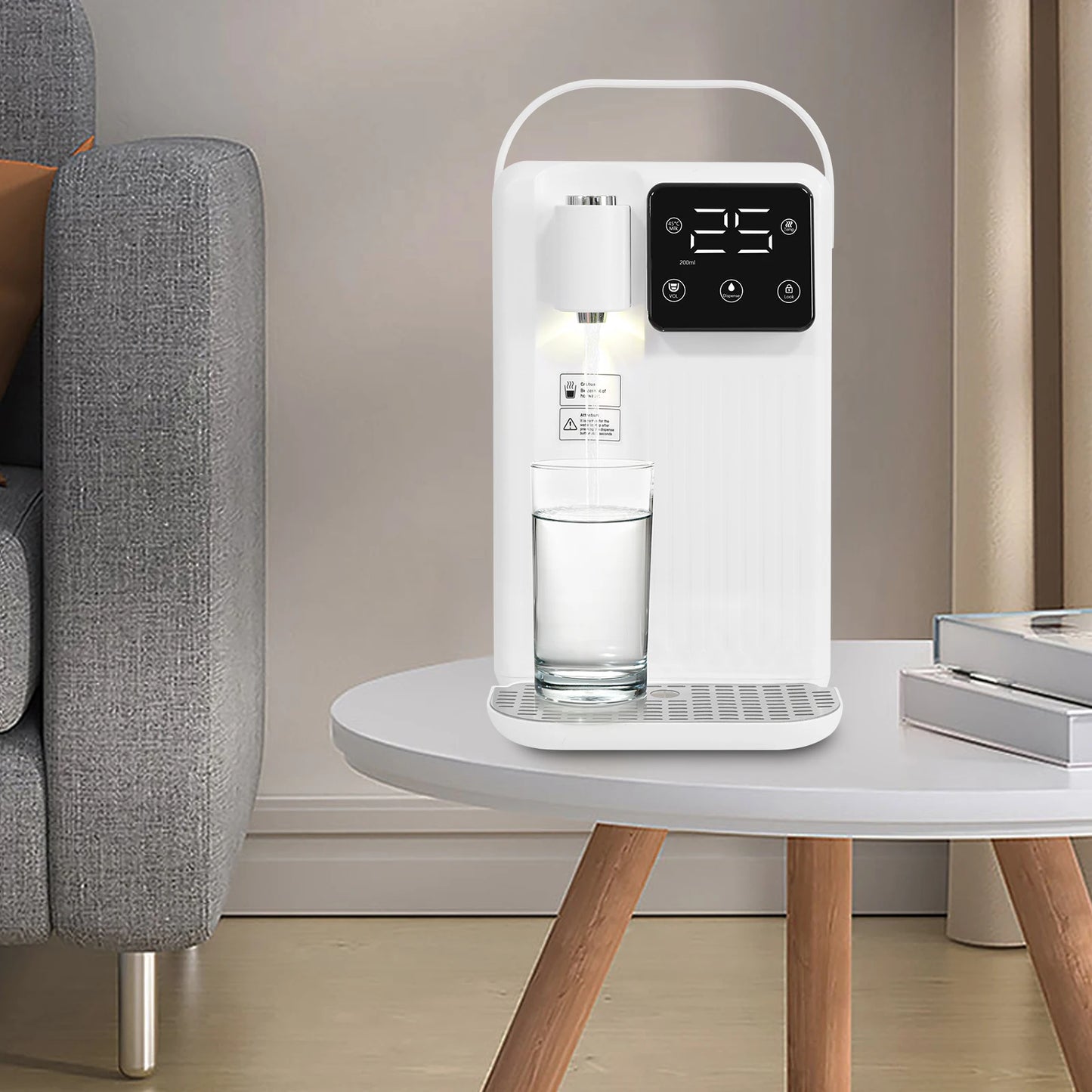 3L Instant Hot Water Dispenser With LED Panel Temperature Adjustable