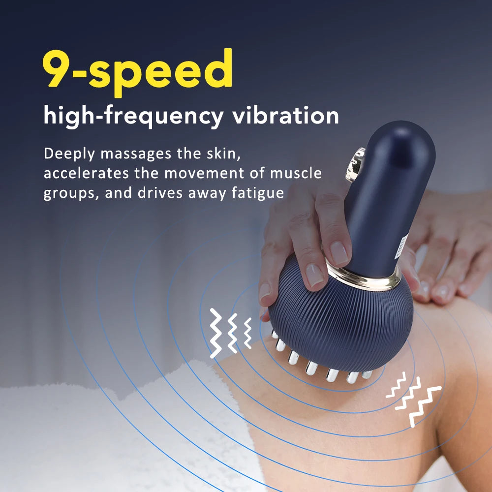 Hailicare Wireless Electric Heated Massager Microcurrent For Anti Cellulite
