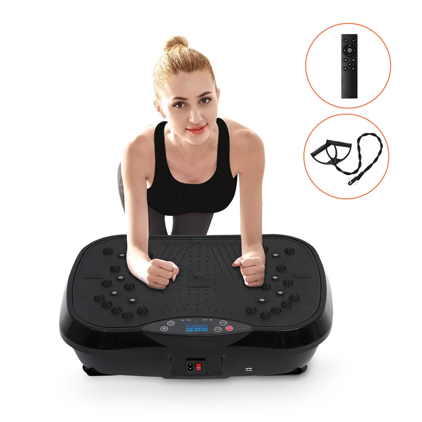 Vibration Plate Exercise Machine For Home Fat Burning Workout Portable