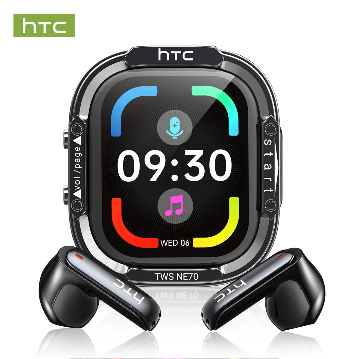 HTC NE70 Wireless Bluetooth Earphones With AI Translator Feature