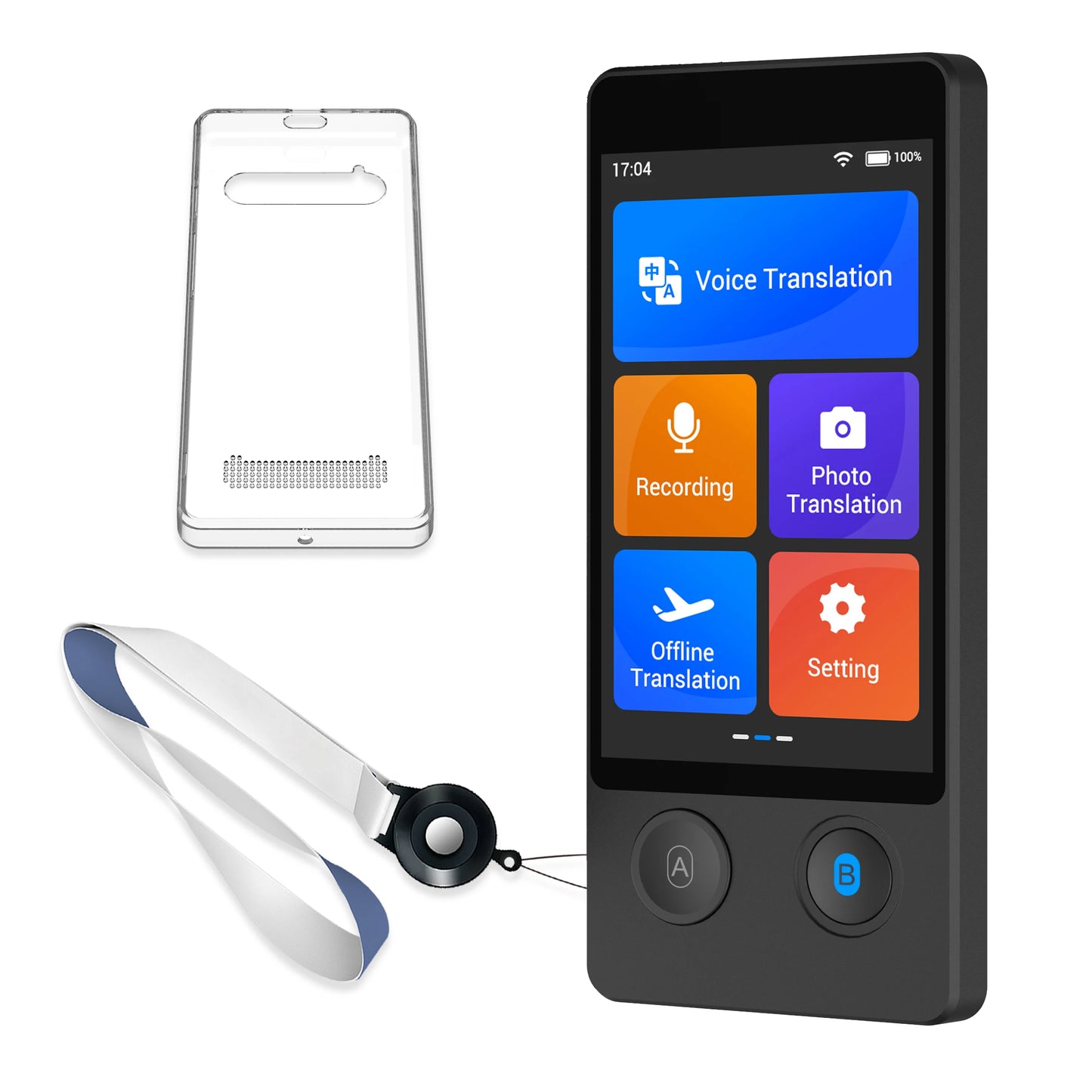 Wooask Multi Language Real Time Voice Translator Device