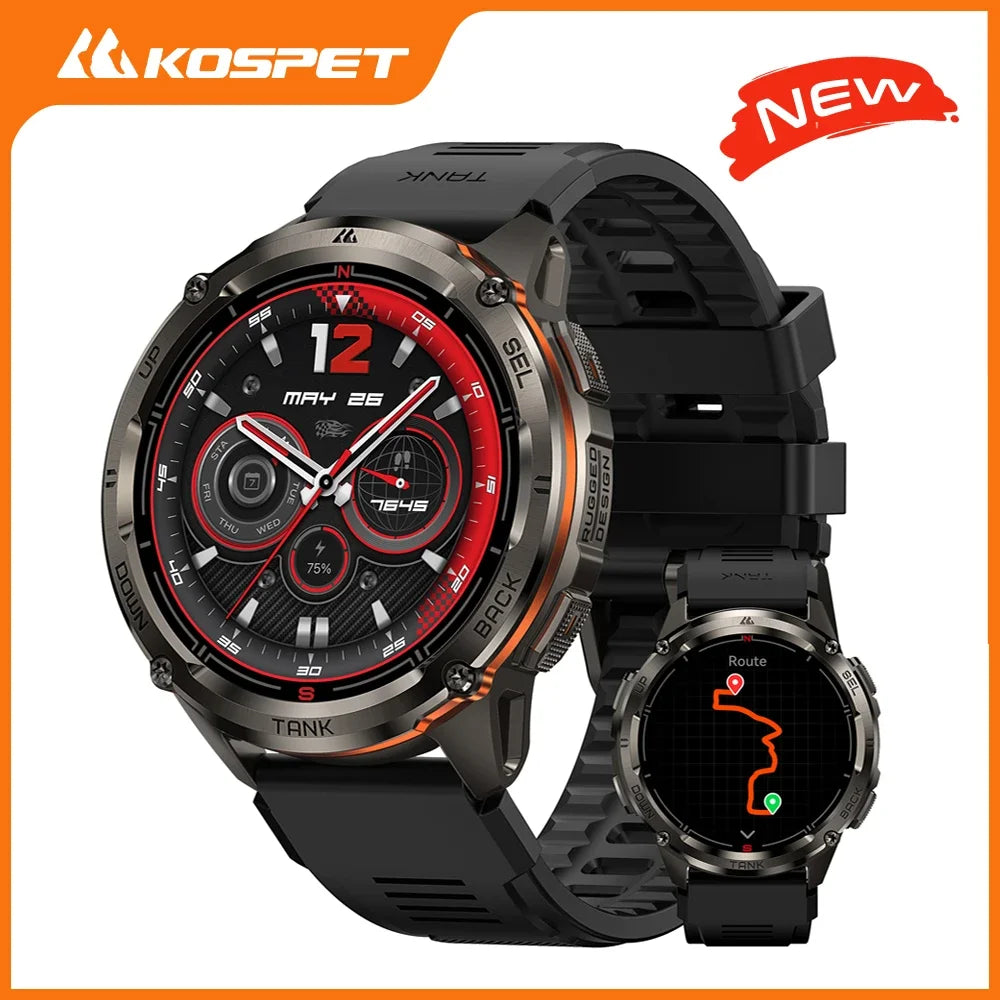 KOSPET TANK T3 Ultra GPS Smart Watch Bluetooth Calling