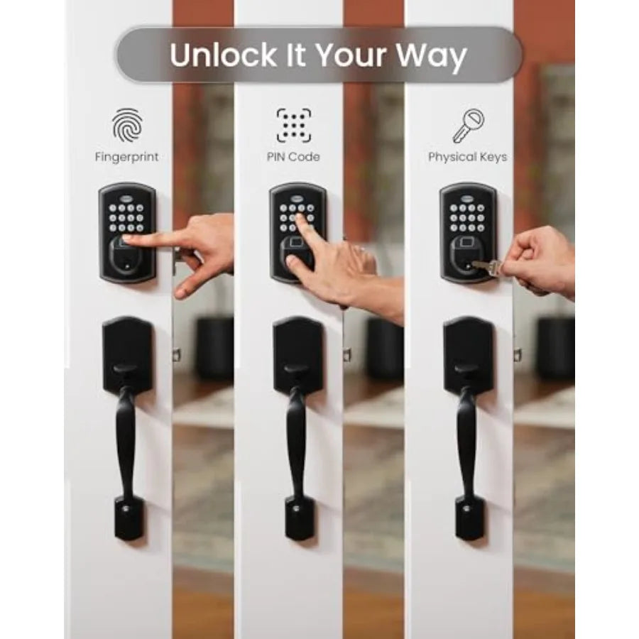 A100F Electronic Keypad Door Lock Set With Keyless Entry