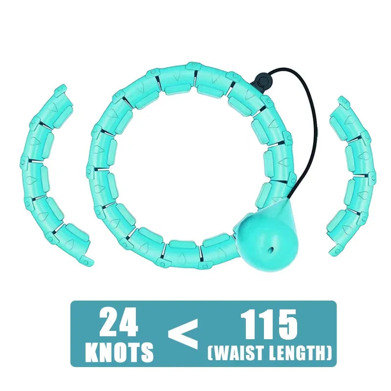 Smart Weighted Hula Hoop With 24 Detachable Links For Adults