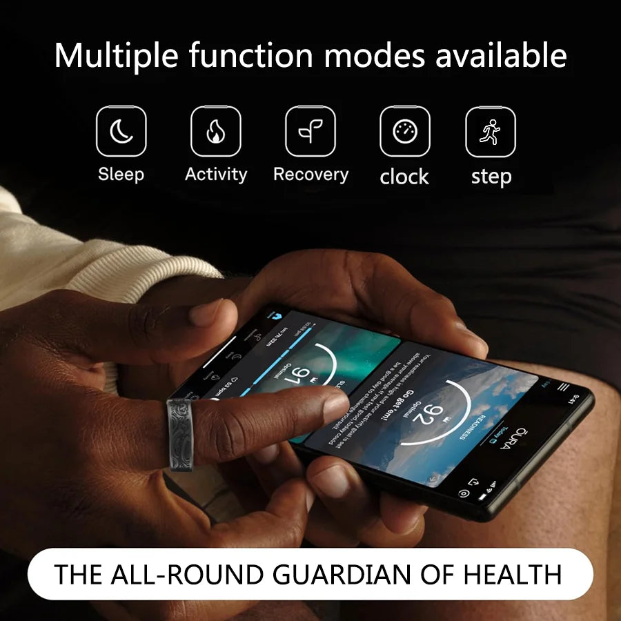 Smart Ring Fitness Tracker Sleep Monitor Pedometer