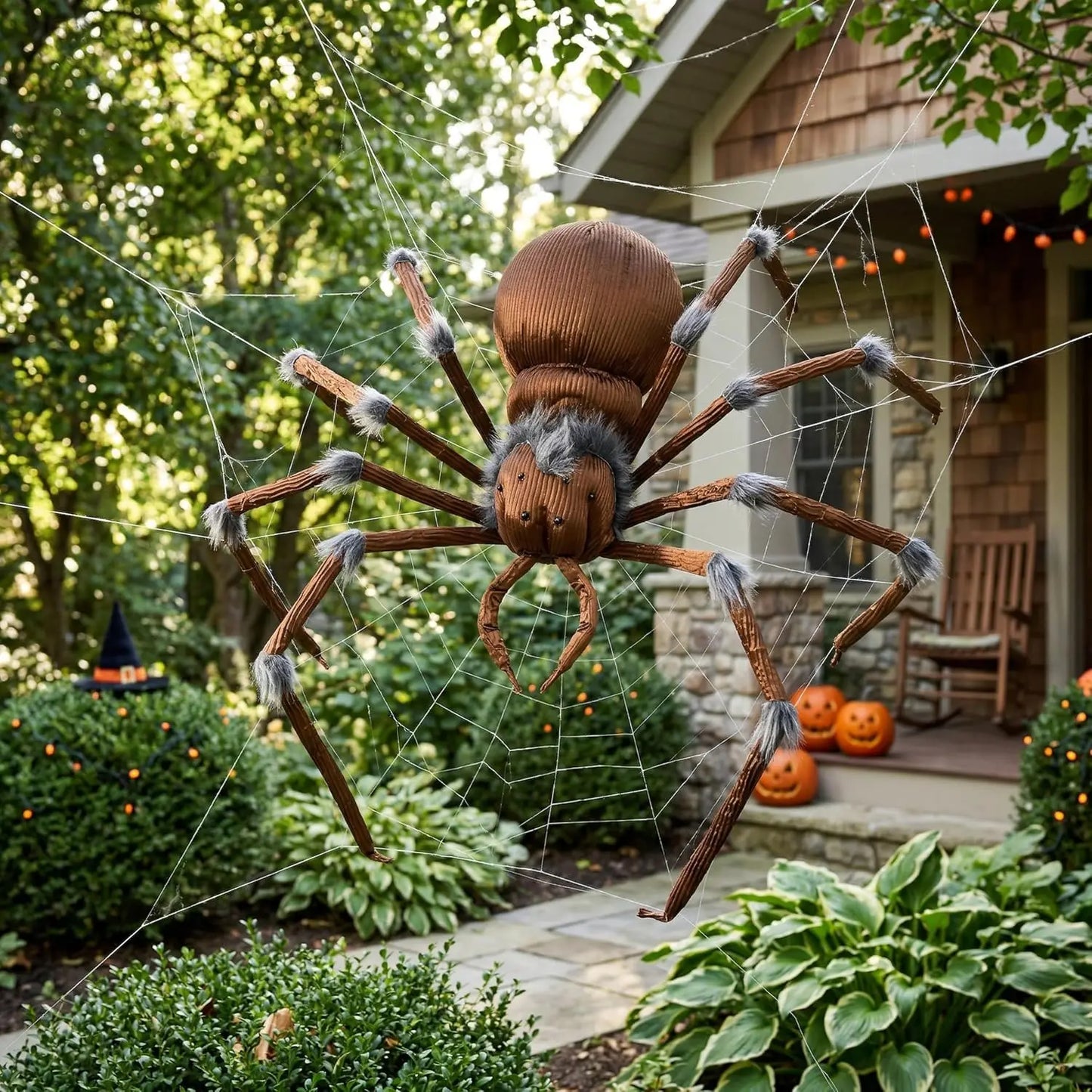 Joyfy Halloween Spider Outdoor Garden Decoration For Party Displays