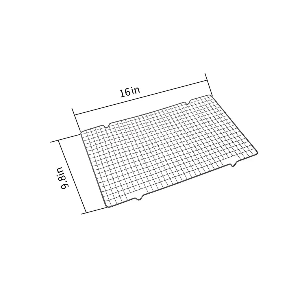 Nonstick Carbon Steel Cooling Rack Set 2 Piece For Baking