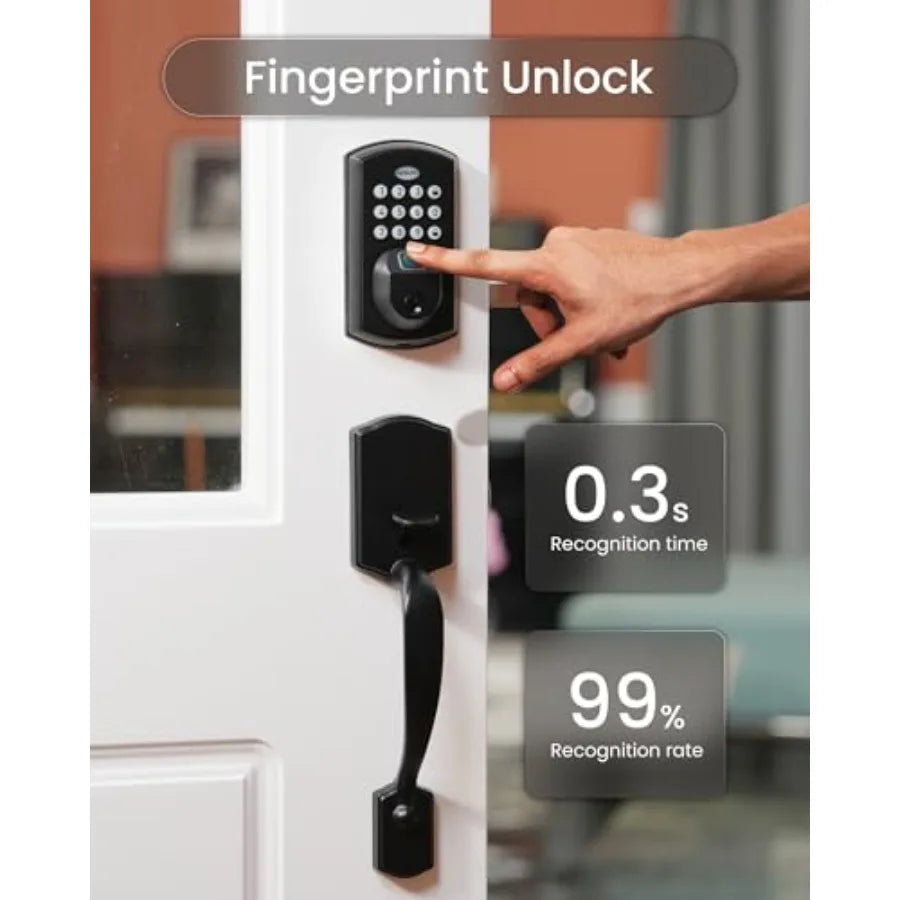 A100F Electronic Keypad Door Lock Set With Keyless Entry
