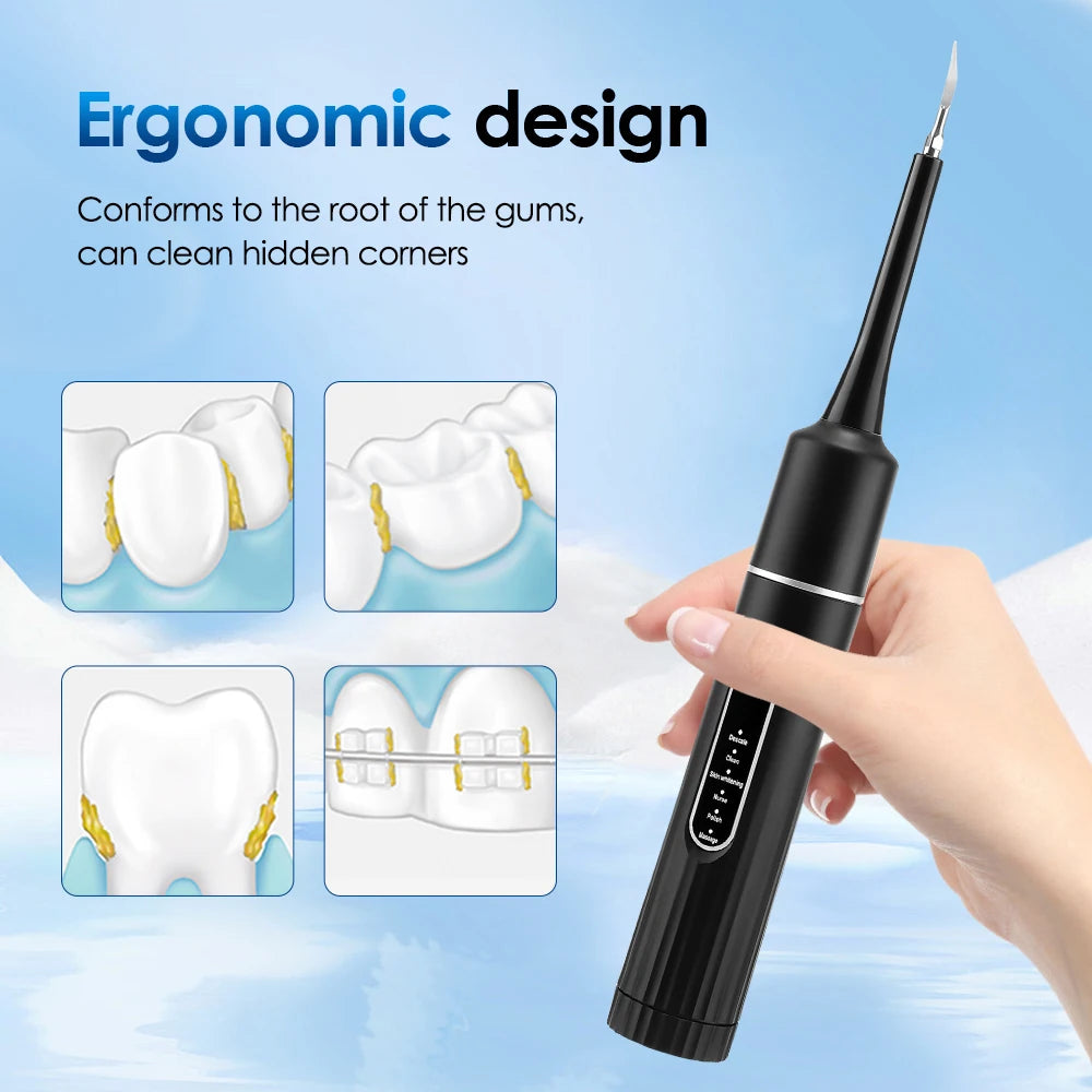 Ms.Dear Electric Tooth Cleaner Sonic Toothbrush With 5 Brush Heads