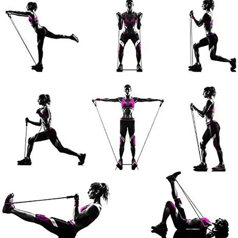 Resistance Bands With Handles For Home Gym Strength Training Equipment