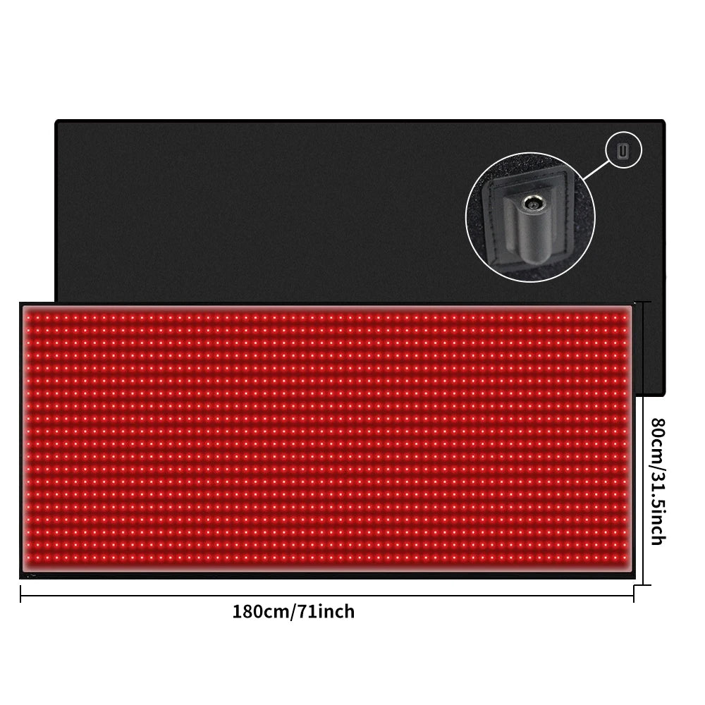 Full Body Red Light Therapy Mat Infrared Pain Relief Wellness
