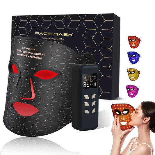 Portable LED Red Light Therapy Face Mask For Anti Aging