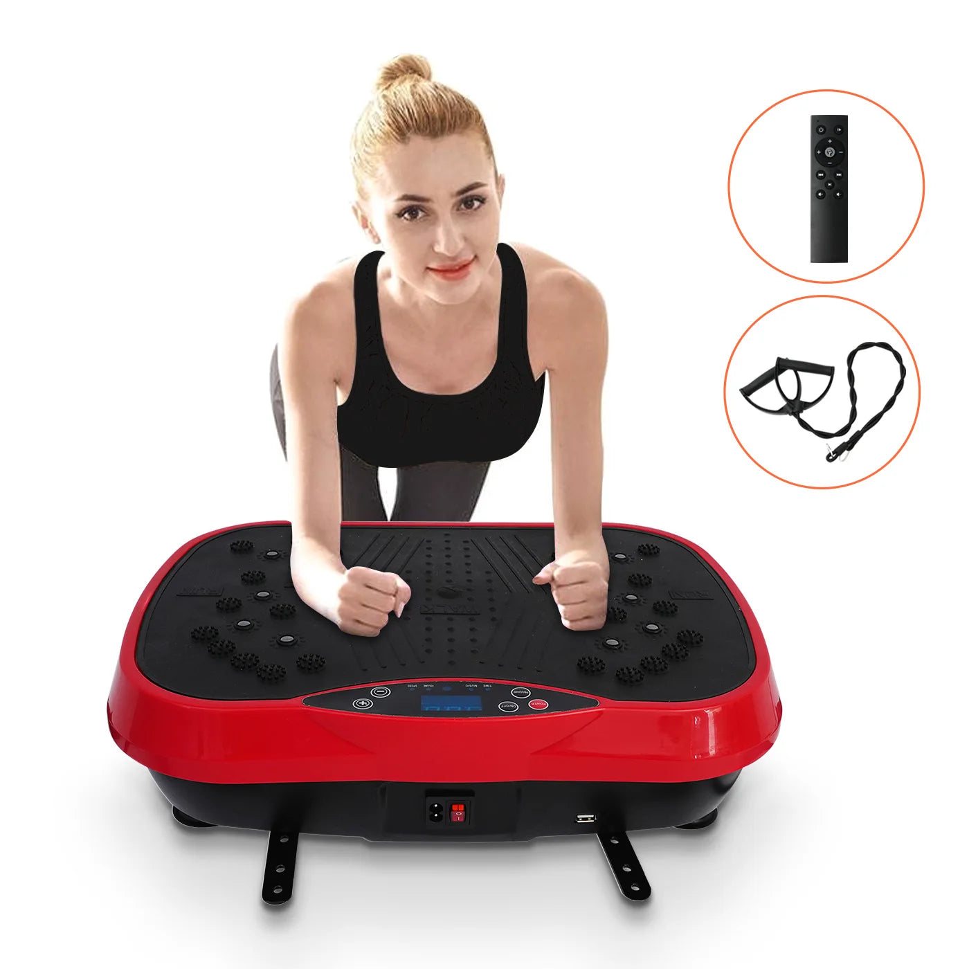 Vibration Plate Exercise Machine For Home Fat Burning Workout Portable