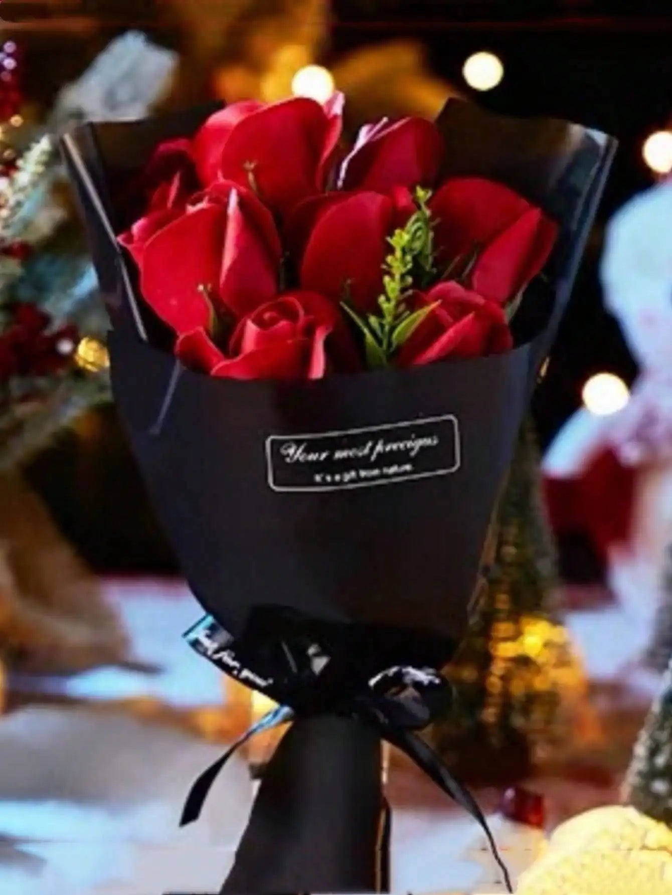Mini Rose Soap Flower Gift Bouquet For Home Decor And Occasions