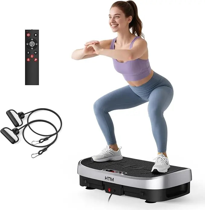 HTM Vibration Plate Whole Body Fitness Platform 120 Levels