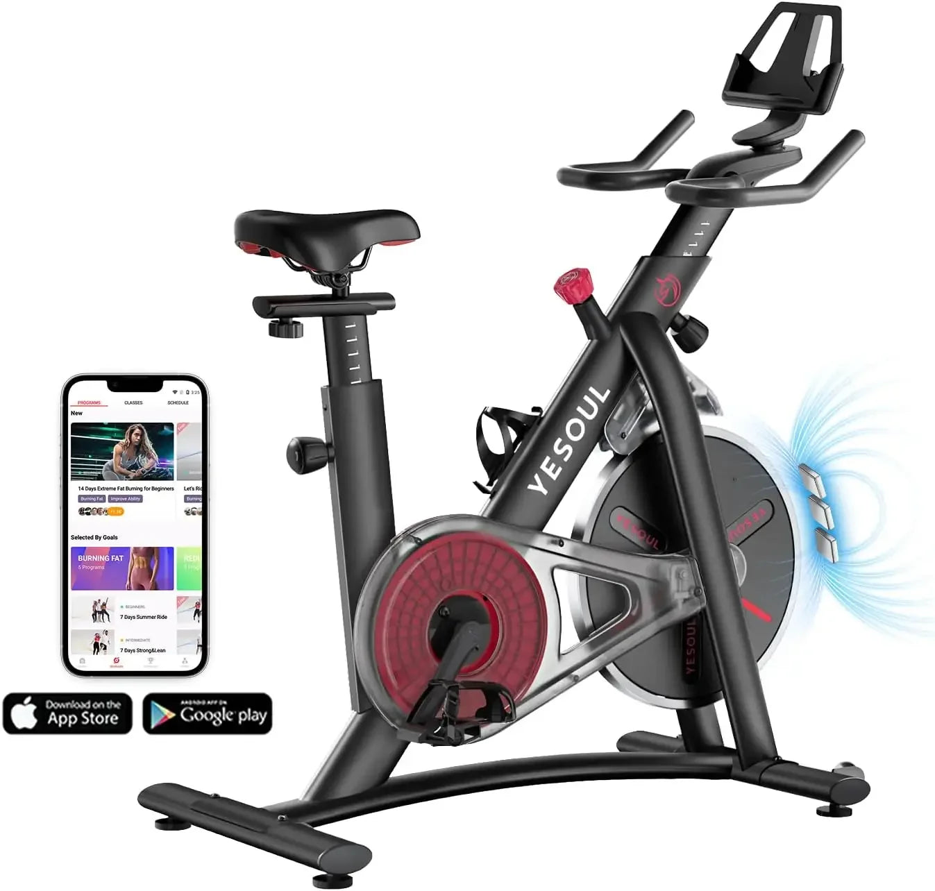 S3 Magnetic Resistance Indoor Exercise Bike For Home Use