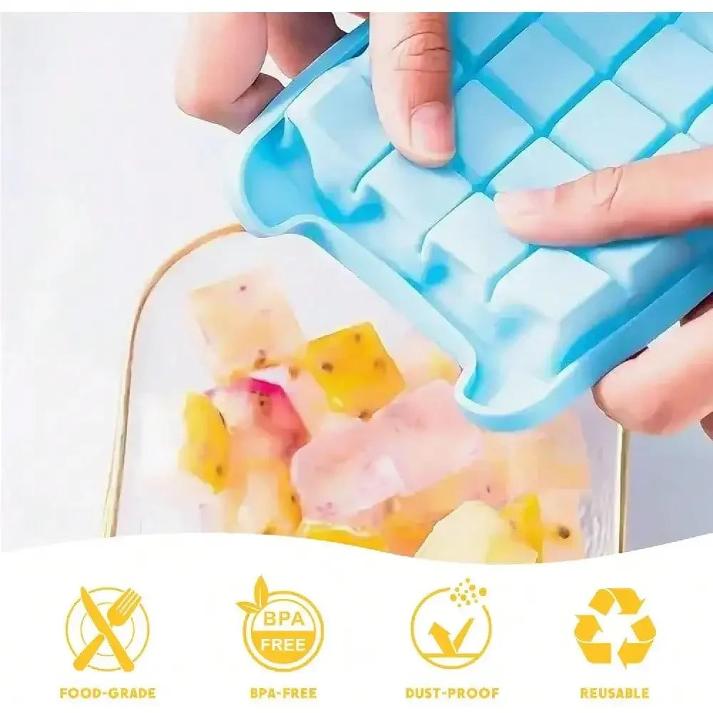 Honeycomb 20 Compartment Silicone Ice Cube Tray Reusable
