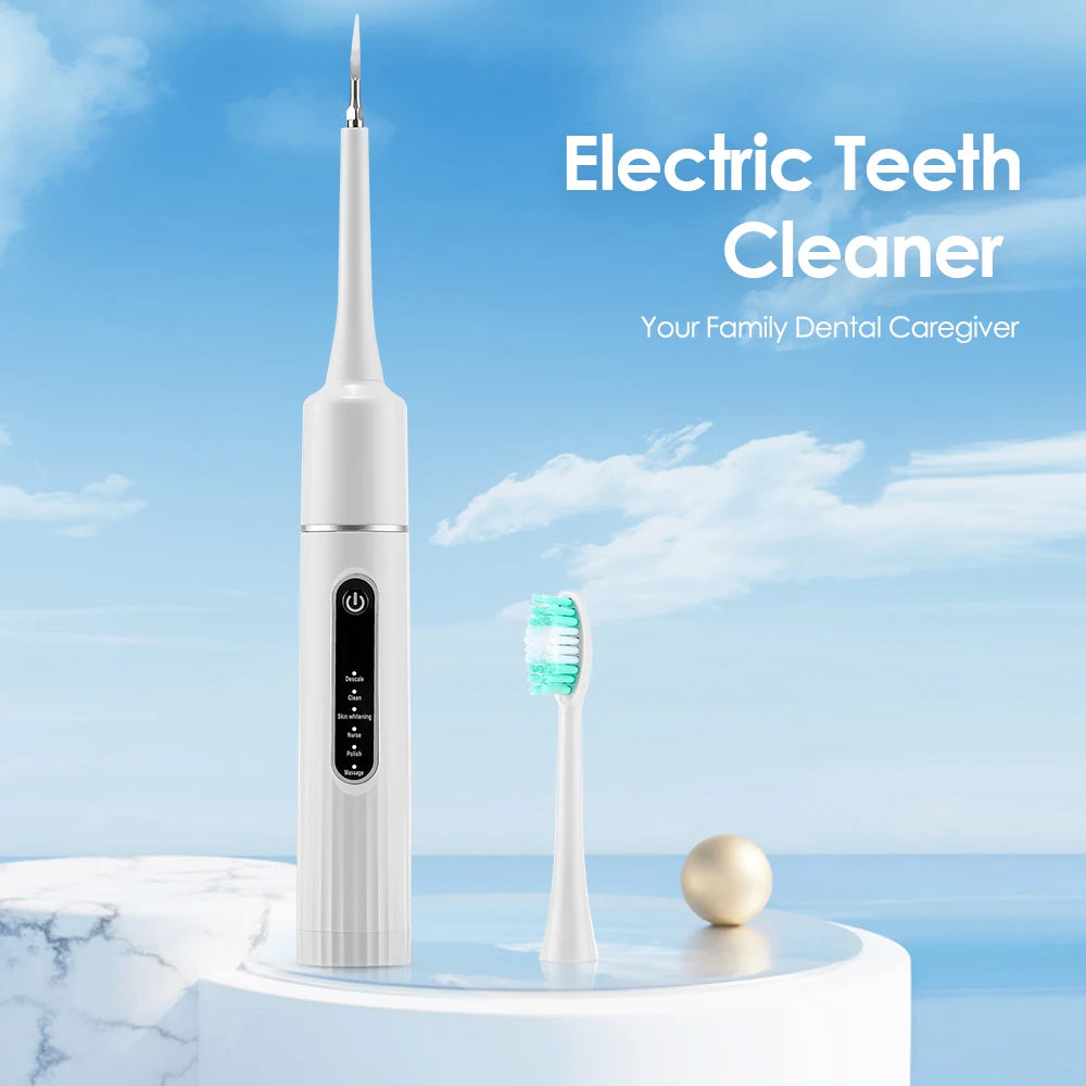 Ms.Dear Electric Tooth Cleaner Sonic Toothbrush With 5 Brush Heads