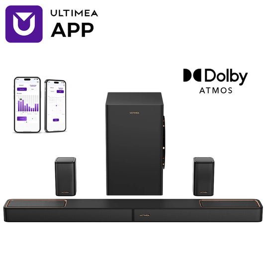 ULTIMEA 460W 5.1.2ch Sound Bar With Dolby Atmos Surround