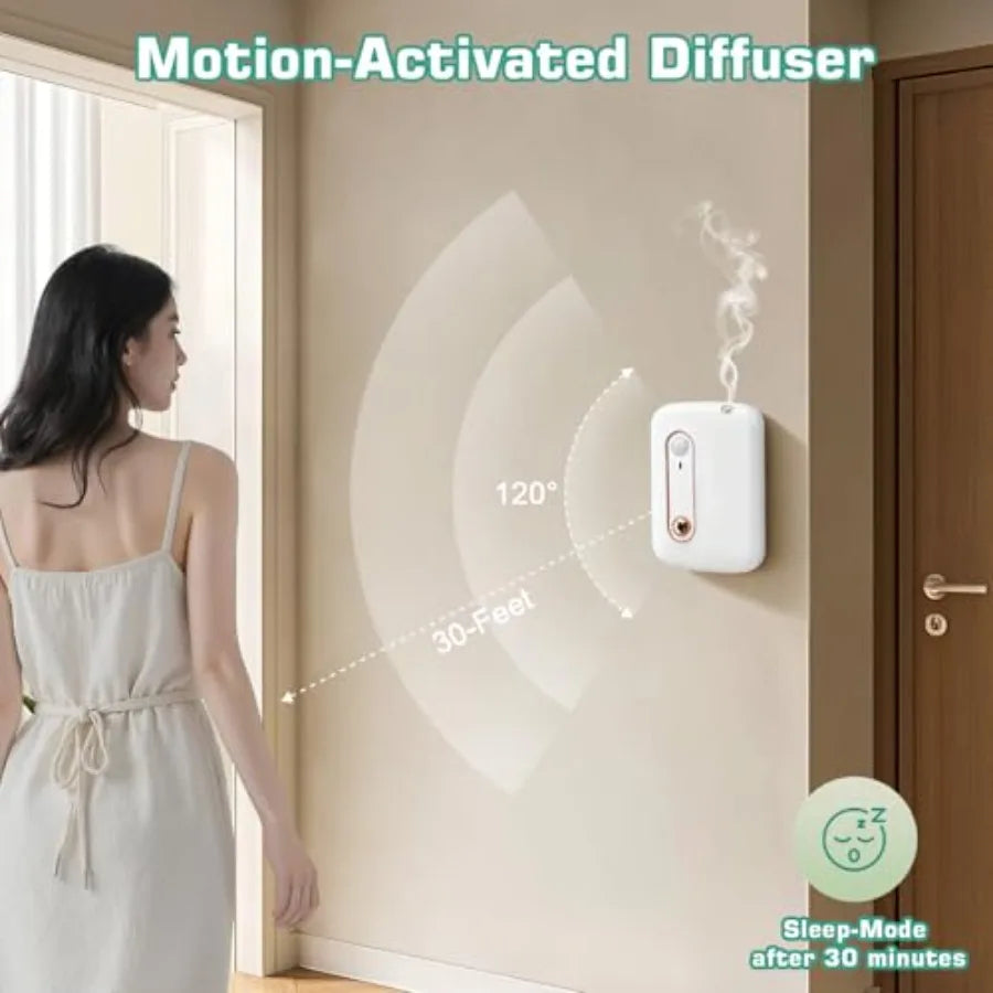 Waterless Essential Oil Diffuser Motion Activated Scent Air Machine