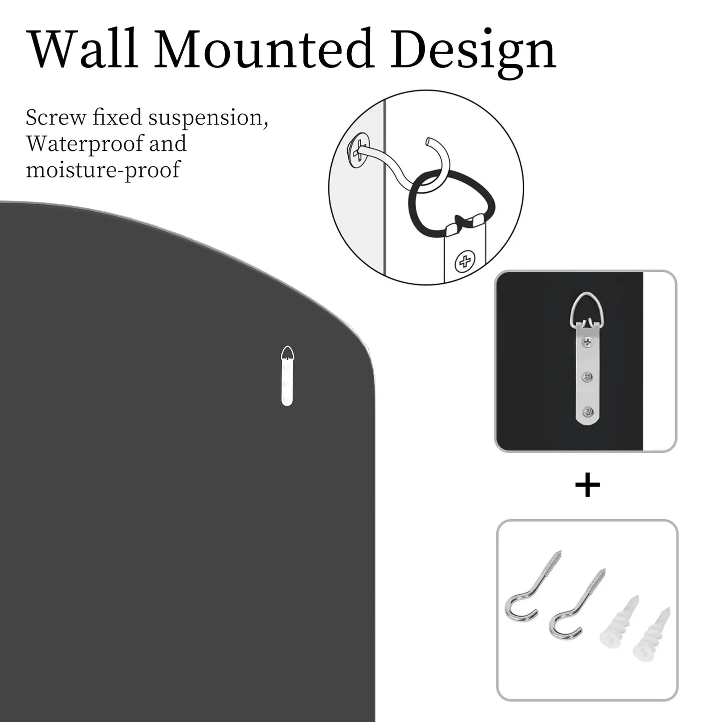 Arched Wall Mirror Venetian Accent Beveled Edge For Home Decor