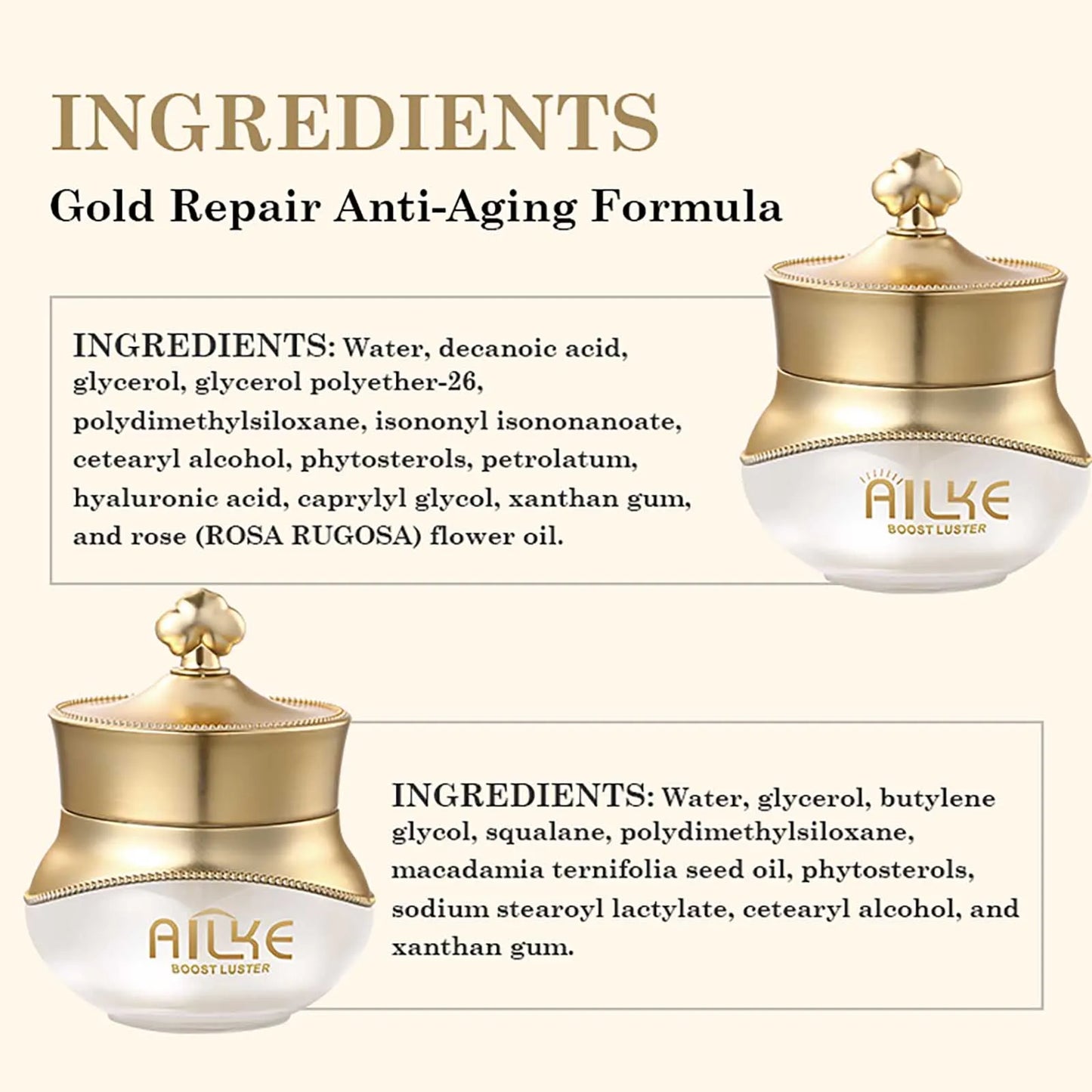 AILKE Night Cream for Women Collagen Whitening Anti Aging