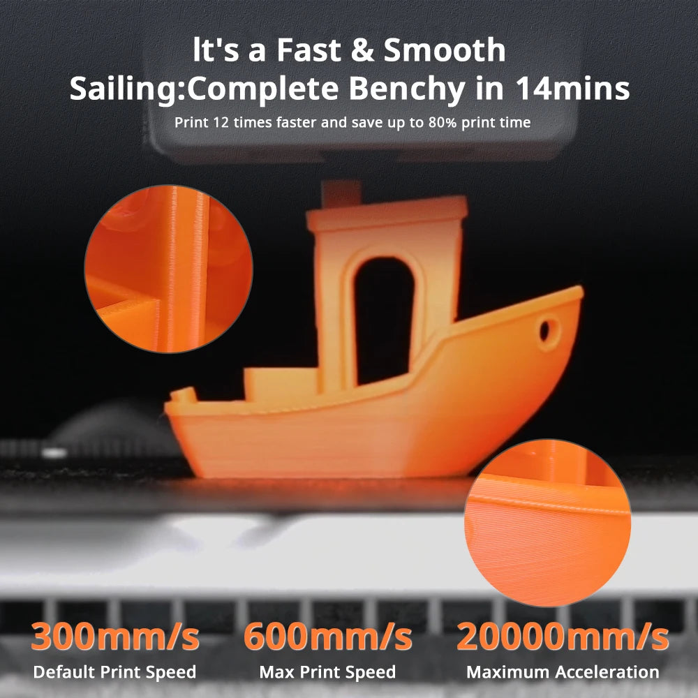 Anycubic Kobra X Multi Material FDM 3D Printer With Ai Assistance