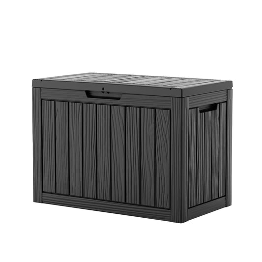 Waterproof Outdoor Storage Box Resin Deck Box Lockable For Patio