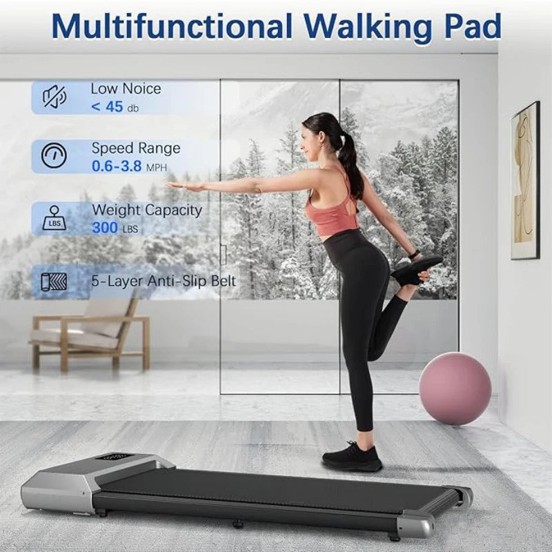 Superun 2in1 Treadmill 2.5HP Home Walking Running Machine