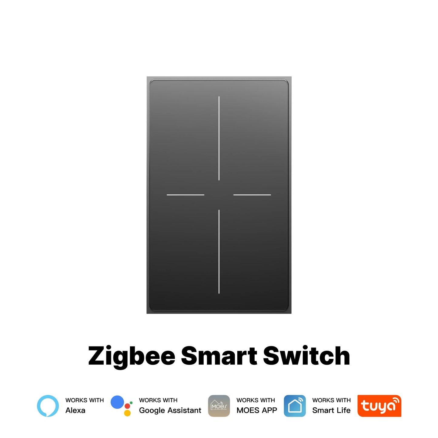 MOES ZigBee Star Feather Smart Touch Switch US Neutral Required